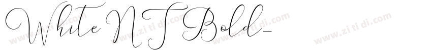 WhiteNT Bold字体转换